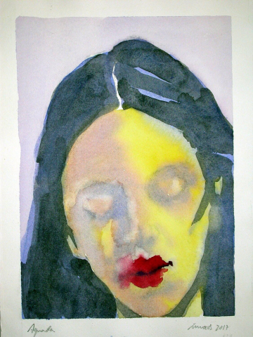 Melancolía 1- 2017 - Aguada - Plancha 33x24cm - Papel 250gr. Canson Guarro - VENDIDO